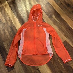 Girls medium nike running windbreaker NWOT